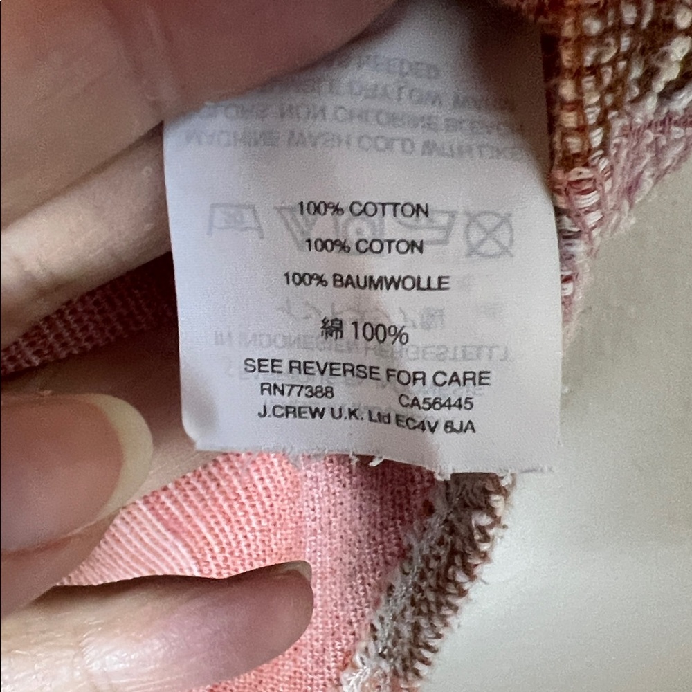Madewell Texture & Thread Butterfly Top in Sherbet Stripe Size XS - Picture 7 of 8